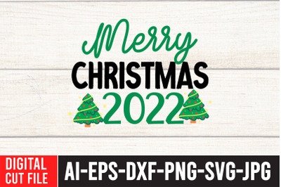 Merry Christmas 2022 SVG Design