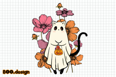 Cute Cat Spooky Graphics