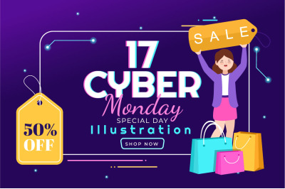 17 Cyber Monday Illustration