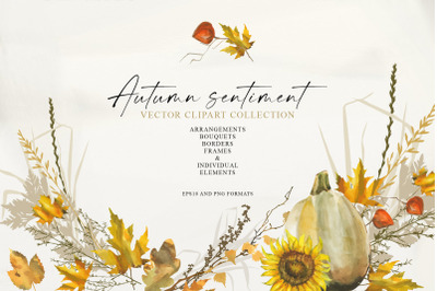 Autumn sentiment - vector collection