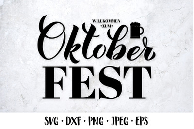 Oktoberfest SVG. German beer festival