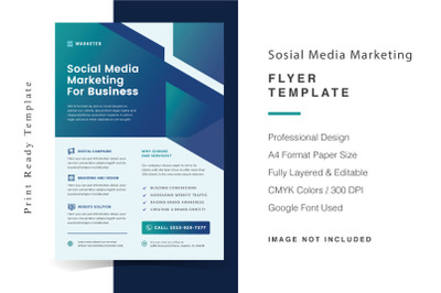 Sosial Media Marketing Flyer Template