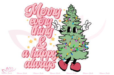 Christmas Quotes And Tree Sublimation