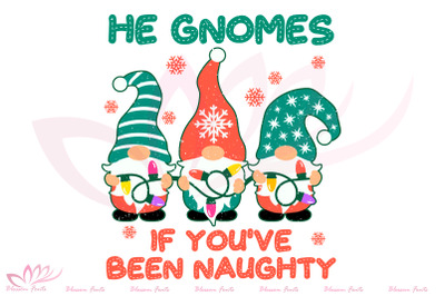 He Gnomes If You&amp;&23;039;ve Been Naughty png