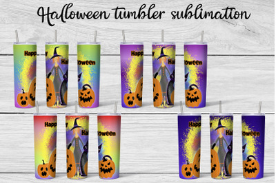 Halloween tumbler sublimation | Halloween witch sublimation
