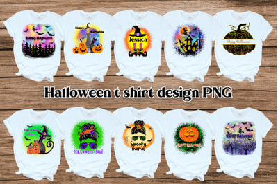 Halloween t shirt design bundle | Halloween sublimation