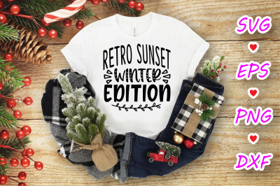 Retro Sunset Winter Edition