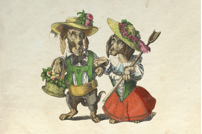 Vintage Hansel &amp;amp; Gretel Storybook Character