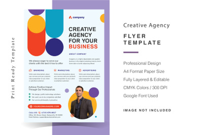 Creative Agency Flyer Template
