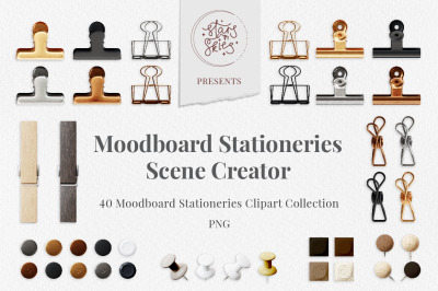 Moodboard Stationeries Scene Creator