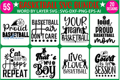 Basketball SVG BUNDLE