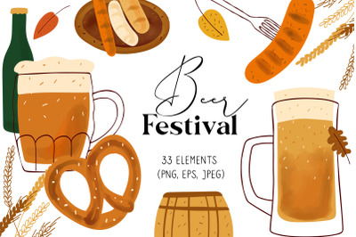 Beer Festival Clipart collection