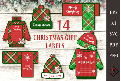 Christmas gift labels