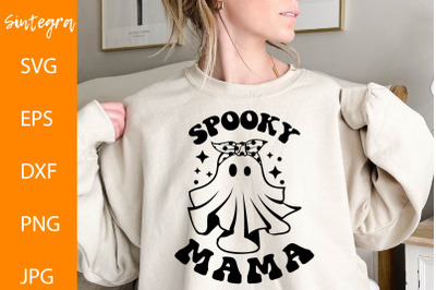 Spooky Mama SVG, Halloween Mom Svg