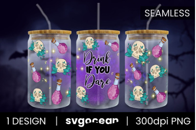 Drink If You Dare Can Glass PNG