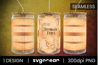 Mermaid Tears Can Glass PNG