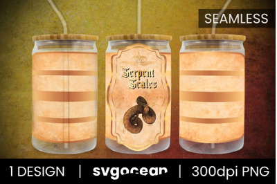 Serpent Scales Can Glass PNG