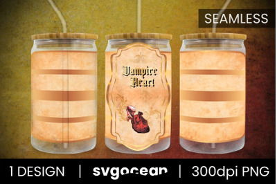 Vampire Heart Can Glass PNG