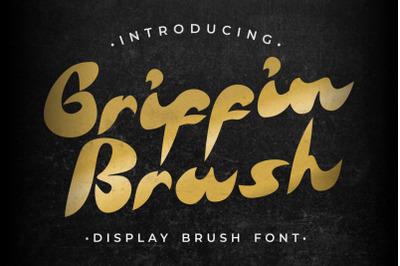 Griffin Brush - Display Brush Font