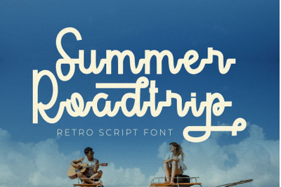 Summer Roadtrip - Retro Script Font
