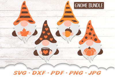 Gnome SVG Bundle | Fall SVG | Fall Gnome SVG
