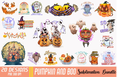 Pumpkin &amp;amp; Boo Bundle-20 Designs-220827