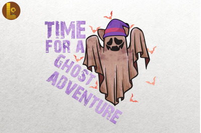 Time for Ghost Adventure Funny Halloween