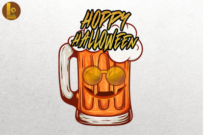 Hoppy Halloween Craft Brew Beer Drinker