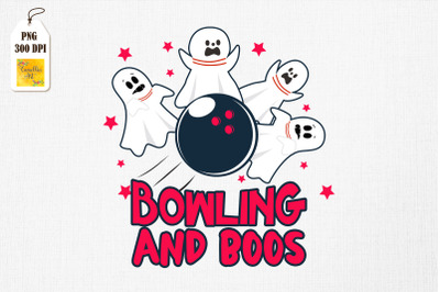 Bowling And Boos Funny Halloween Ghost