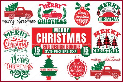 Merry Christmas SVG Bundle, Merry Christmas Bundle,  Merry Christmas S