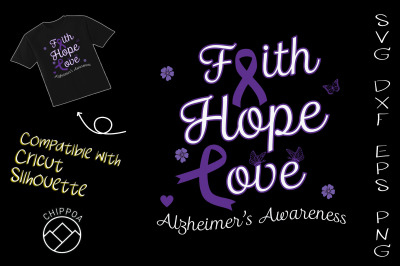 Alzheimer&#039;s Awareness Faith Hope Love