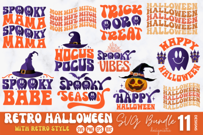 Halloween SVG Bundle&2C; halloween SVG Bundle&2C; Halloween Bundle&2C; Retro ha