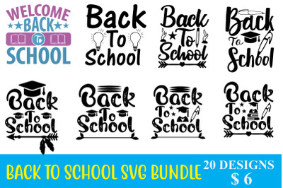 BACK TO SCHOOL SVG BUNDLE