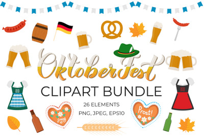 Oktoberfest  Clipart Bundle