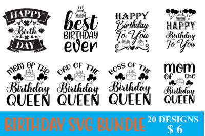 BIRTHDAY SVG BUNDLE