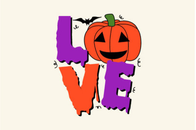 Love Halloween PNG Sublimation