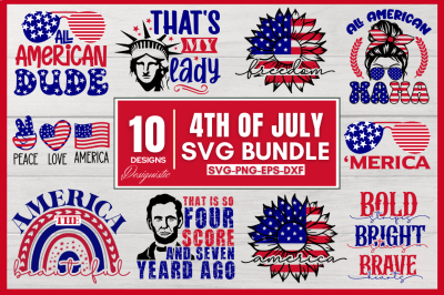 4th Of July SVG Bundle&2C; 4th Of July Vector Bundle&2C; Vector&2C; Vector SVG&2C;