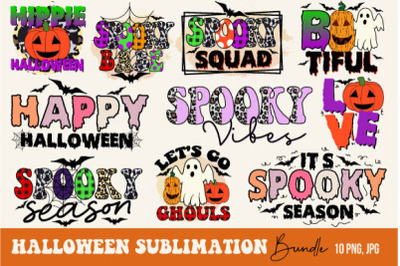 Halloween PNG Sublimation Bundle