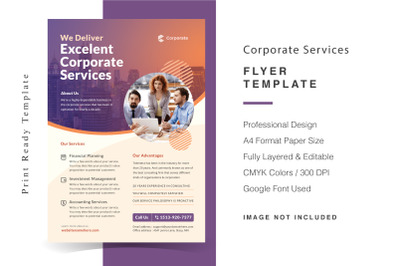 Multipurpose Corporate Services Flyer Template