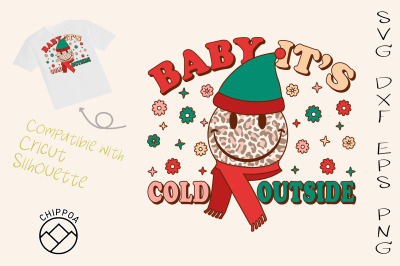 Baby It&#039;s Cold Outside retro Christmas