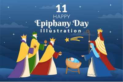 11 Happy Epiphany Day Illustration