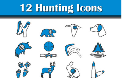 Hunting Icon Set