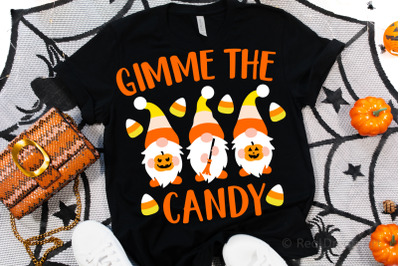 Gimme the Candy with Gnomes SVG, DXF, PNG, EPS