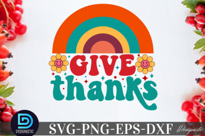 Give thanks,&nbsp;Give thanks&nbsp; SVG