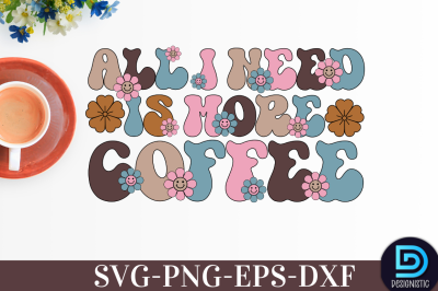 All I need is more coffee&nbsp;All I need is more coffee SVG&nbsp;