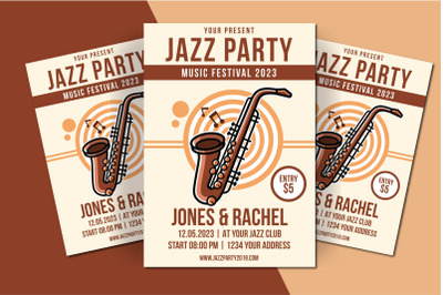 Jazz Party Flyer Template