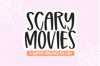 Scary Movies - Fun Handwritten Font