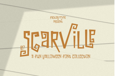 Scarville - Spooky Halloween Font