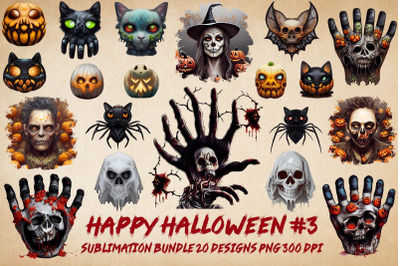 Halloween Bundle-20 Designs-220906