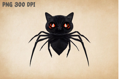 SpiderBlack Cat Halloween